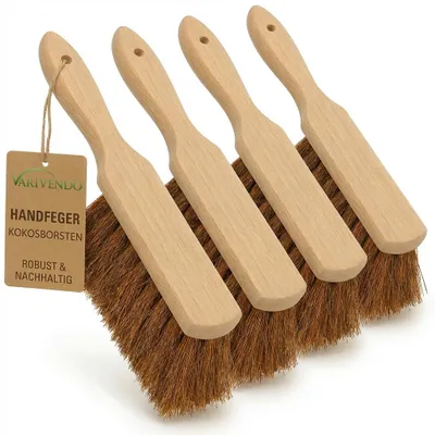 Obrázek produktu pro sada 4 kokosových kartáčů na ruce, 28 cm