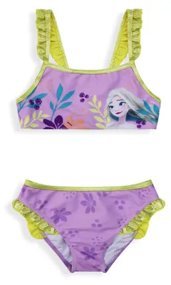 Produktbild von Disney Bikini Meer Mädchen Frozen Elsa 2-teilig mit Rüschen 6666, violett, 8 Jahre