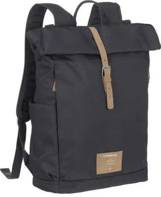 Produktbild von LÄSSIG Wickeltasche Rolltop Rucksack inkl Wickelauflage Denim Blau Limited Edition