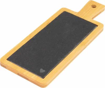 Produktbild von Westmark Tapasplatte »Tapas + Friends«, Schiefer in Bambus, 23 x 9 cm, 69702241