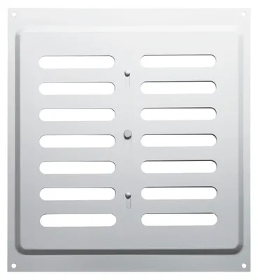 Produktbild von SOTECH Lüftungsgitter oval 260 x 240 mm – Aluminium, verstellbar