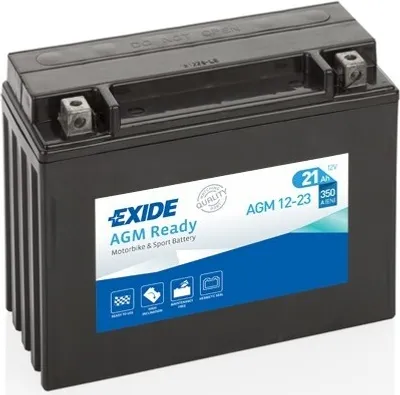 Obrázek produktu pro Baterie 21Ah/350A 12V Agm Exide 205X90X165