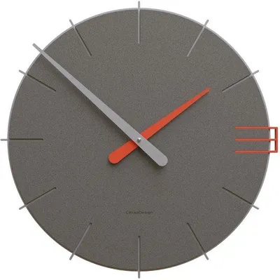 Produktbild von 42 cm Wanduhr, rund, kwartsgrau, stil, Quarz