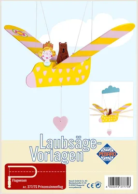 Produktbild von Pebaro Laubsägevorlage Prinzessinenflug