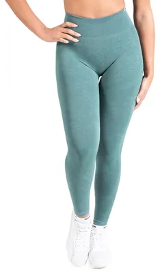 Produktbild von Smilodox Damen Shapet Fit Leggings Batik Scrunch - Sanduhr Silhouette