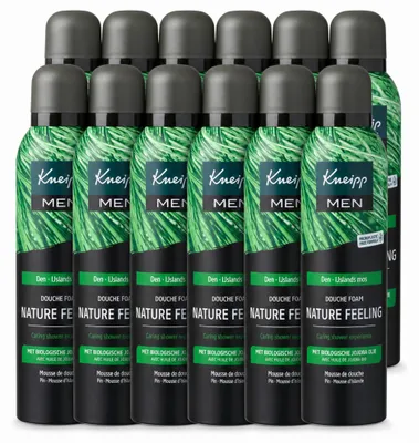 Produktbild von 12 x Kneipp MEN Nature Feeling Duschschaum - Tannenduft - 200 ml - Vorteilspackung - 12 Stücke