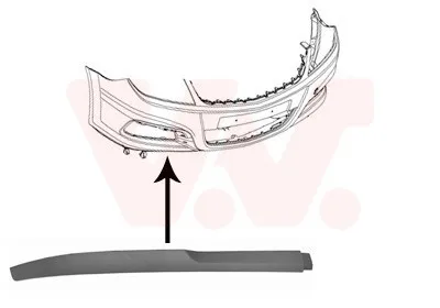 Produktbild von VAN WEZEL Spoilerlippe 3769502 Vorne Rechts für OPEL Vectra C Caravan (Z02)