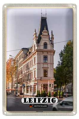 Produktbild von Blechschild Städte Leipzig Südvorstadt Gebäude 20x30cm
