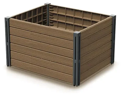 Obrázok produktu pre Prosperplast Záhradný Záhon - Planet 75,6X61,8X46Cm Hnedý