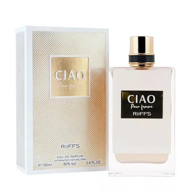 Produktbild von Riiffs Ciao Eau de Parfum 100 ml Damen – Fruchtig Süßer Duft mit Vanille & Blumen – Langanhaltendes Frauen Parfum