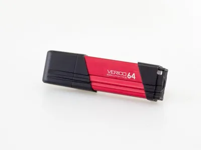 Zdjęcie produktu dla Verico Evolution MKII 3.1, 64 GB, USB Typu-A, 3.2 Gen 1 (3.1 Gen 1), 35 MB/s, Pokrywka, Czarny, Czerwony