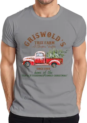 Produktbild von Griswold's Tree Farm orange Clark - Weihnachten Christmas Xmas Herren T-Shirt, Grau, XL