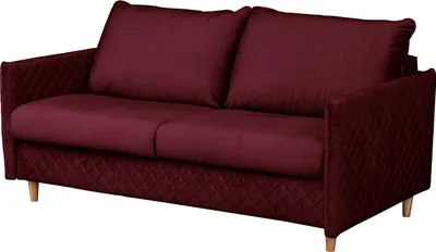 Produktbild von home24 Schlafsofa mit Matratze - Samt