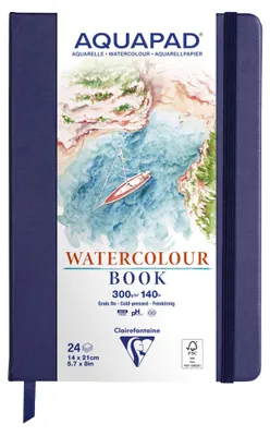 Produktbild von Aquapad Notizbuch 14x21 24Bl 300 g
