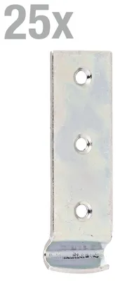Produktbild von Alberts 25 x Schließhaken 25x83 mm verzinkt geköpft stabiler Kistenverschluss Kistenhaken