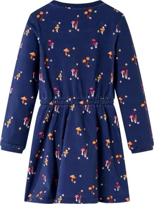 Produktbild von vidaXL Kinderkleid Marineblau 104