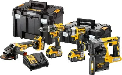 Produktbild von DEWALT Akku-Maschinen-Set 18 V XR mit 3x 5 Ah Akkus
