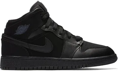 Produktbild von Jordan 1 Mid Triple Black (2016) (GS) - EU 38
