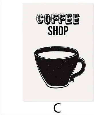 Produktbild von TPFLiving Kunstdruck LW-1738 (OHNE RAHMEN) Poster - Leinwand - Wandbild - Hochauflösender Giclée-Druck, langlebig und hochwertig - Dekoration Küche, Café, Kaffee und Keffeebohnen -  - Größe: 50x75cm