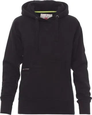 Produktbild von Damen Sweatshirt mit Kapuze "ATLANTA+LADY" - Payper Schwarz S