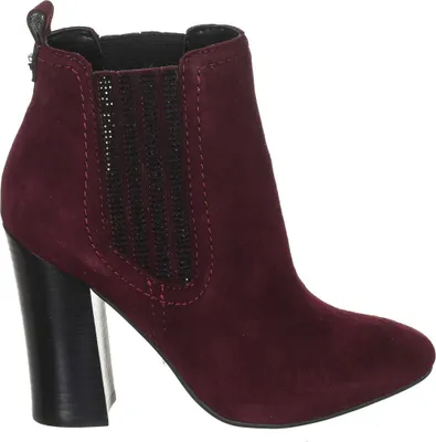 Produktbild von Guess Stiefeletten aus Leder in Wildlederoptik mit Absatz FLLUN3SUE10 Damen