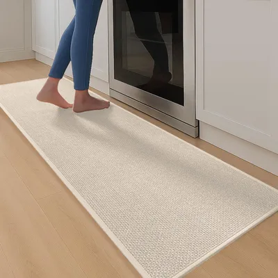 Immagine prodotto di Omgoods - Tappetino antiscivolo lavabile per la cucina, 43,5 x 180 cm - Resistente e assorbente