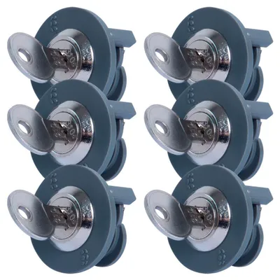 Productafbeelding van 6 stuks stopcontactsloten, universeel, geschikt voor alle stopcontacten