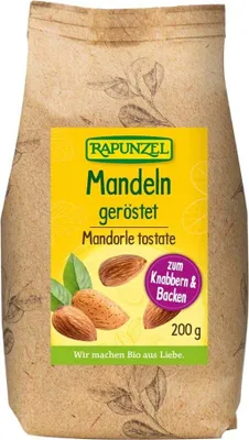 Produktbild von RapunzelMandeln geröstet, Europa 200g