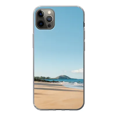 Produktbild von MuchoWow® Handyhülle Schutzhülle Hülle für iPhone 12 Pro Max Strand - Sommer - Palmen Silikon Softcase Handy Hülle - Hartschale