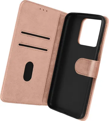 Image de Avizar, étui rabattable en simili cuir avec fonction support pour Xiaomi Redmi 10A, couleur rose