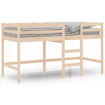 Obrázek produktu pro vidaXL Dětská postel s žebříkem 90x190 cm z masivního borovicového dřeva