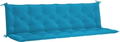 Immagine prodotto di vidaXL Cuscini per panca da giardino 2 pz. Tessuto Oxford azzurro 200x50x7 cm