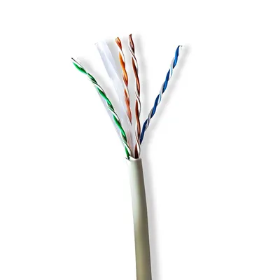Produktbild von Nedis CAT6 Netzwerkkabel Rolle - Stranded - U/UTP - Reines Kupfer - 305 m - Innen - Rund - LSZH - Grau - Pull Box - ausziehbar