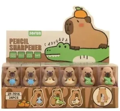 Immagine prodotto di Temperino Kapibara (24 pezzi) - Cresco