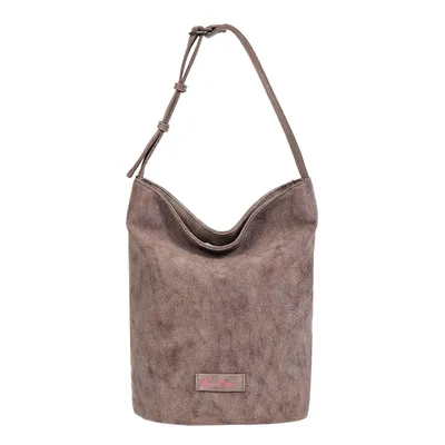 Image de Fritzi aus Preußen sac à épaule Sumo01 Rub Mix Hobo Bag Old Wood brun