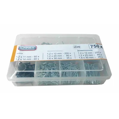 Immagine prodotto di CONNEX DP8500030 Nägel/Stifte Sortiment 750tlg.