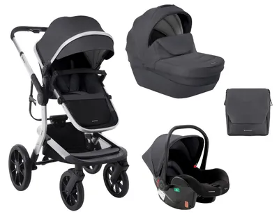 Produktbild von Kikkaboo 3 In 1 Irene 2024 Kinderwagen Mit Babywanne Aus Kunststoff One Size