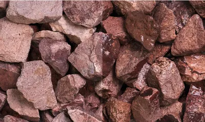 Produktbild von Bruchstein 30-60 mm 500 kg rot