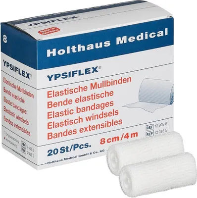 Produktbild von Holthaus Medical 12935S Mullbinde 4mx8cm 20 Stück