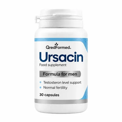 Produktbild von Ursacin – Vitalitäts- & Reproduktive-Wellness-Unterstützung für Männer – 30 Capsules