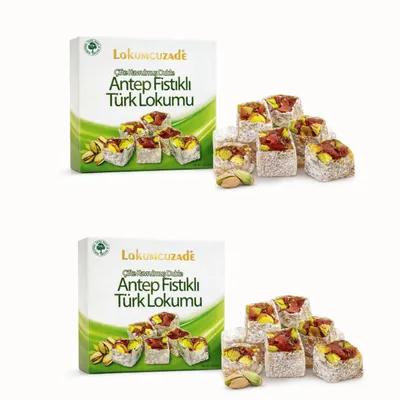 Produktbild von Turkish Pistazien Delight 2 x 70 g – Türkischer Lokum mit 12% Antep-Pistazien