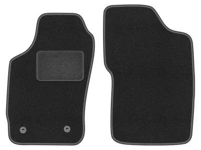 Produktbild von Velours-Fußmatten Vorne für Peugeot 306 1993-2001 (Kombi/Schrägheck) – 2-tlg, Graphit, passgenau – Wielganizator LUX