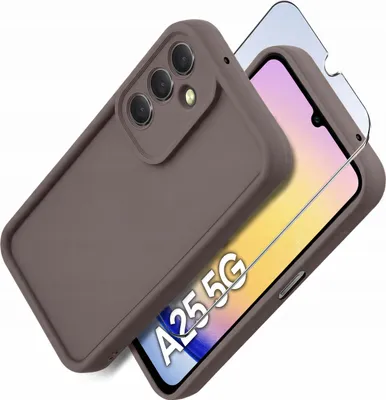 Zdjęcie produktu dla Etui do Samsung A25 5G silikonowe MATOWE + Szkło ochronne na ekran 9H