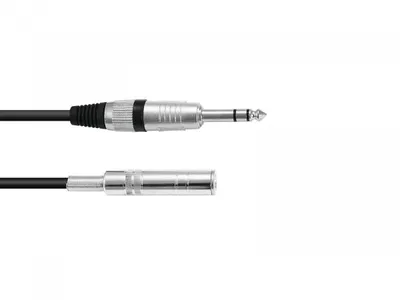 Produktbild von Audio-Kabel - Klinke Female (6,35mm/Stereo) / Klinke Male (6,35mm/Stereo) - 6,00m