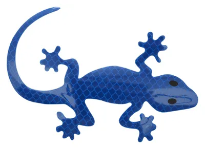 Image de Dekor samolepící GECKO modrý