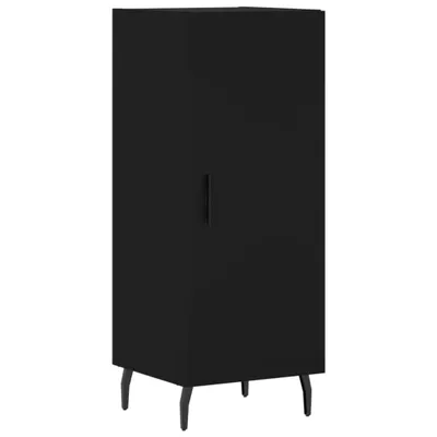 Image de Buffet Noir 34,5x34x90 cm Bois d'ingénierie