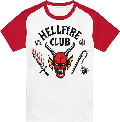 Produktbild von Stranger Things T-Shirt Herren Hellfire Club multicolor XXL