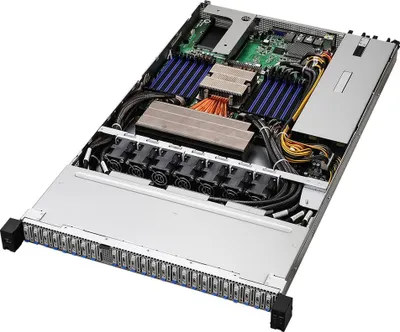 Produktbild von ASRock Barebone 1U Single Sockel SP5 1U24E1S-GENOA/2L2T - Barebone - AMD EPYC
