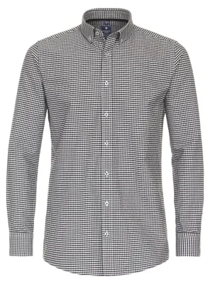 Produktbild von Redmond - Comfort Fit - Herren Hemd in verschiedenen Farben kariert (231505111), Größe:5XL, Farbe:Schwarz(90)