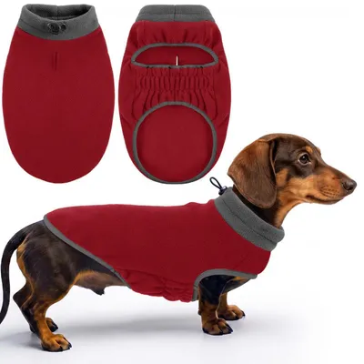 Produktbild von Hundepullover Fleece Rot Größe L